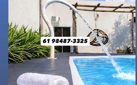 ACasasParadisiaca , Piscina Quente até 50 Graus em Caldas Novas Com Sistema de Trocador de Calor e com Sauna e Ofurô Super Quente, Paradisiaca ll Com Roupa de Cama e Banho, Parcelamos em até 12x no Cartão de Crédito Sem Juros Aceitamos Pet